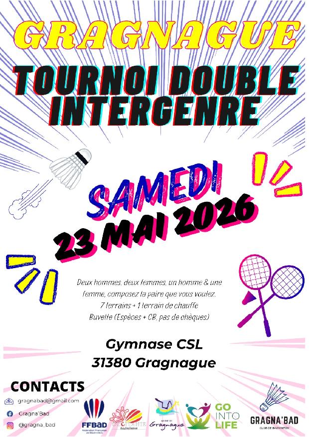 Tournoi Double Intergenre Gragna'Bad